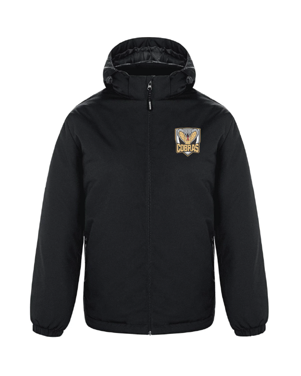 Youth Insulated Jacket with Detachable Hood  / Color – Black